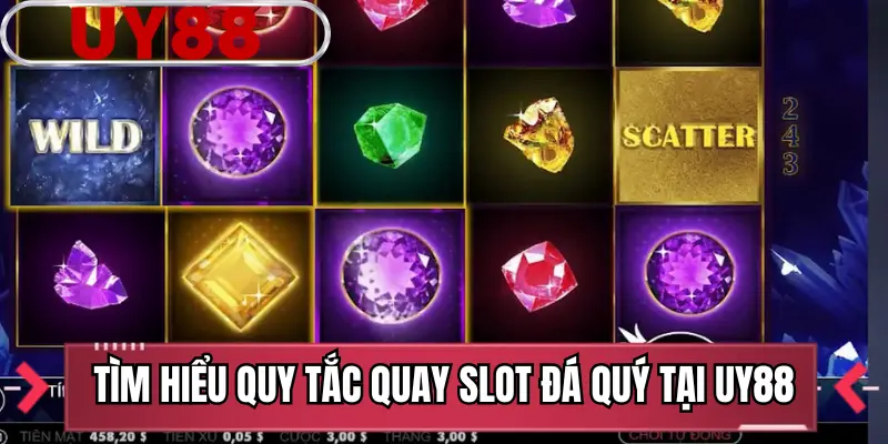 Tìm hiểu quy tắc quay slot đá quý tại UY88